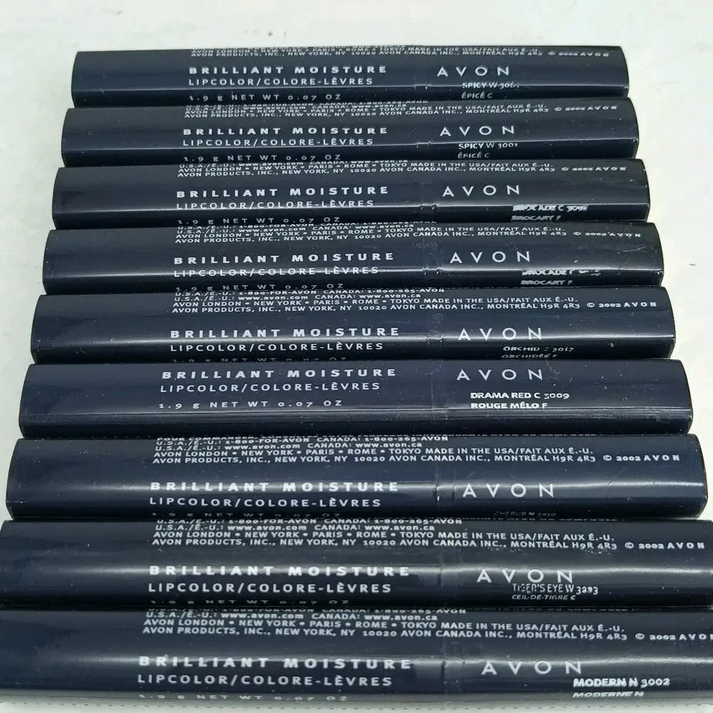 10X Random Avon Brilliant Moisture Lip Color VTG Discontinued NOS SEALED Lot 2